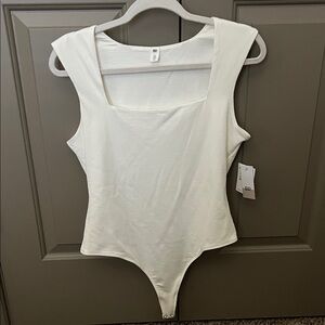 BP. Butter Rib Square Neck Bodysuit